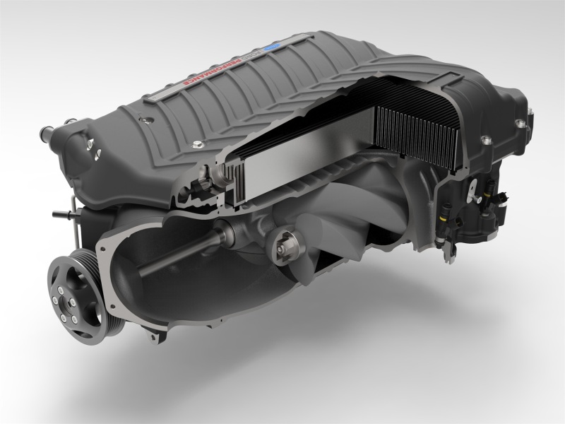 Ford Mustang Supercharger Kit - Ford Racing - 3.0L Whipple Supercharger/Inverted Twin Screw/Dual Pass Intercooler/92mm Throttle Body/Spark Plugs/Injectors - `24-`27